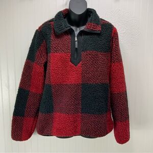 LIV OUTDOOR 1/4 zip Sherpa fleece pullover
